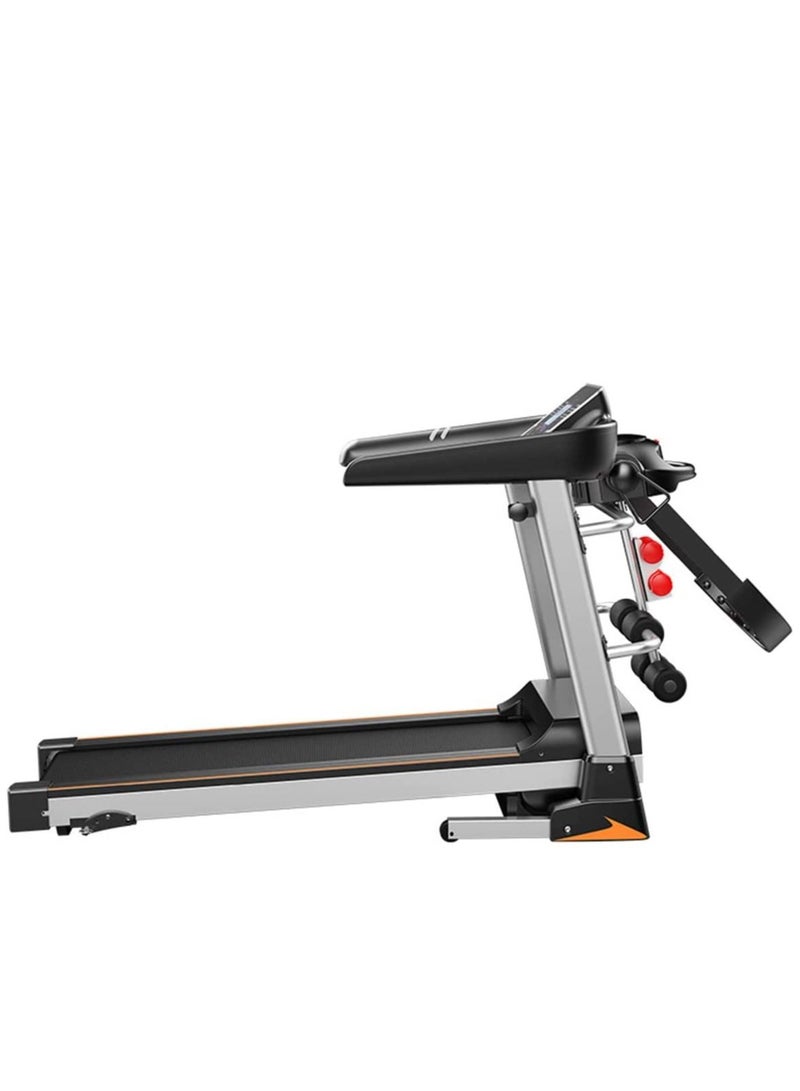 Multifunctional Folding Treadmill, Home Silent Shock Absorption Indoor Walking Machine (EU Plug)