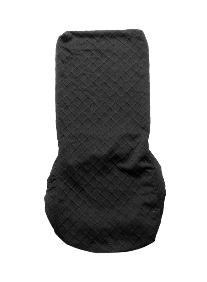 NIBEMINENT Stretchable Dining Chair Slipcover Black 12X1X12 - Image 1