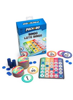 Spin Master Games Pack & Go Bingo Game From Spin Master Games Outdoor Games Kids Games Yard Games Portable Rainbow Bingo Chips Games For Adults And Kids Ages 8 And Up  - Image 1