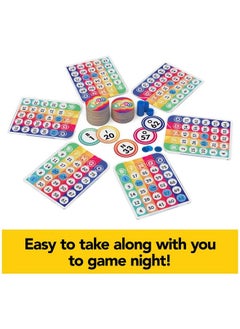 Spin Master Games Pack & Go Bingo Game From Spin Master Games Outdoor Games Kids Games Yard Games Portable Rainbow Bingo Chips Games For Adults And Kids Ages 8 And Up  - Image 4