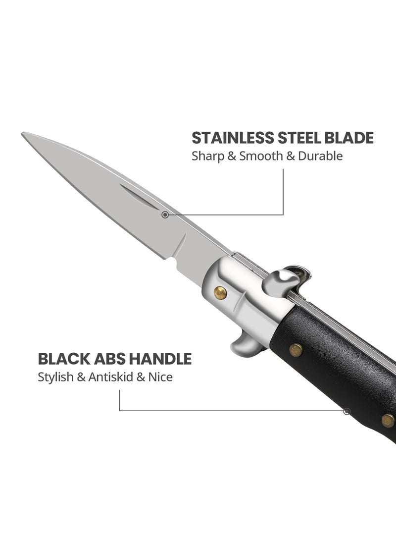 SYOSI - Small Pocket Knife, Cool Folding Knives Box Cutter, Mini EDC Knife with Unique Design, Little Tiny Knives for Every Day Carry, Camping, Hiking and Outdoor, Small Gift for Women Men - Image 1
