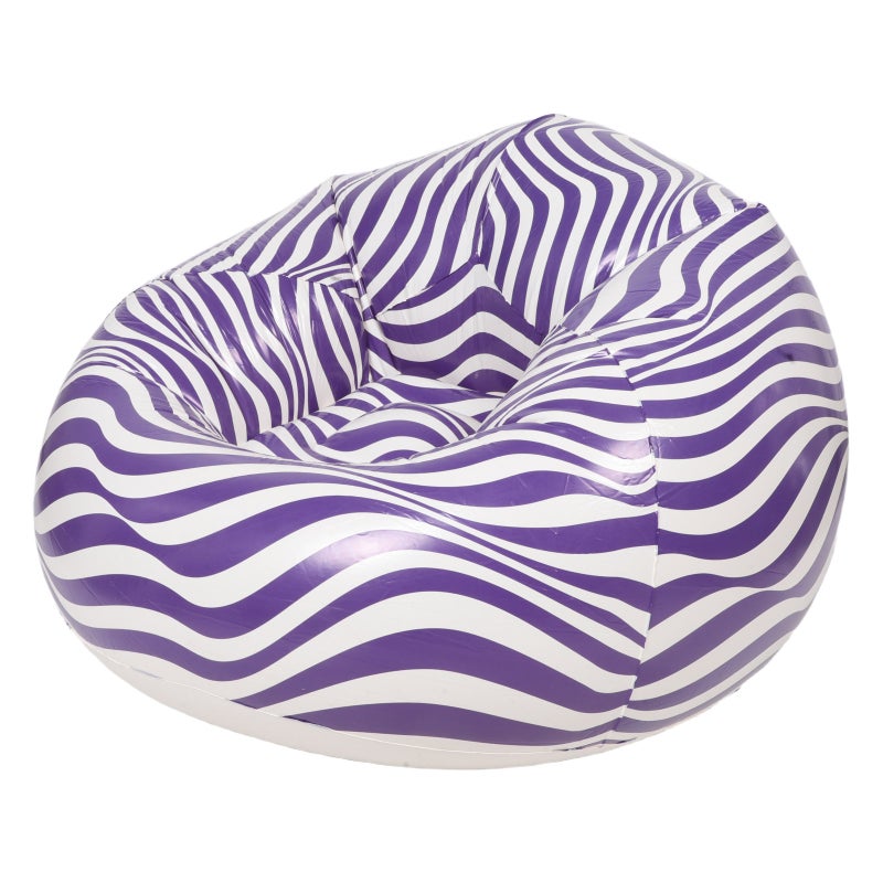 Foldable Inflatable Lazy Sofa Chair Outdoor Bean Bag For Camping Relaxing Inflatable Furniture For Adults Portable Sofa Chair For Backyard Beach And Travel - Image 1