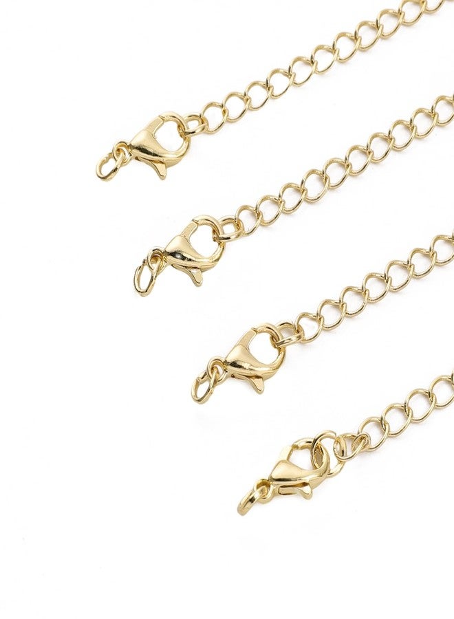 BEADIA 14K Gold Plated Extender Chains 75mm 20pcs 3D Star Extension Tail Chains for Jewelry Making Findings - Image 5