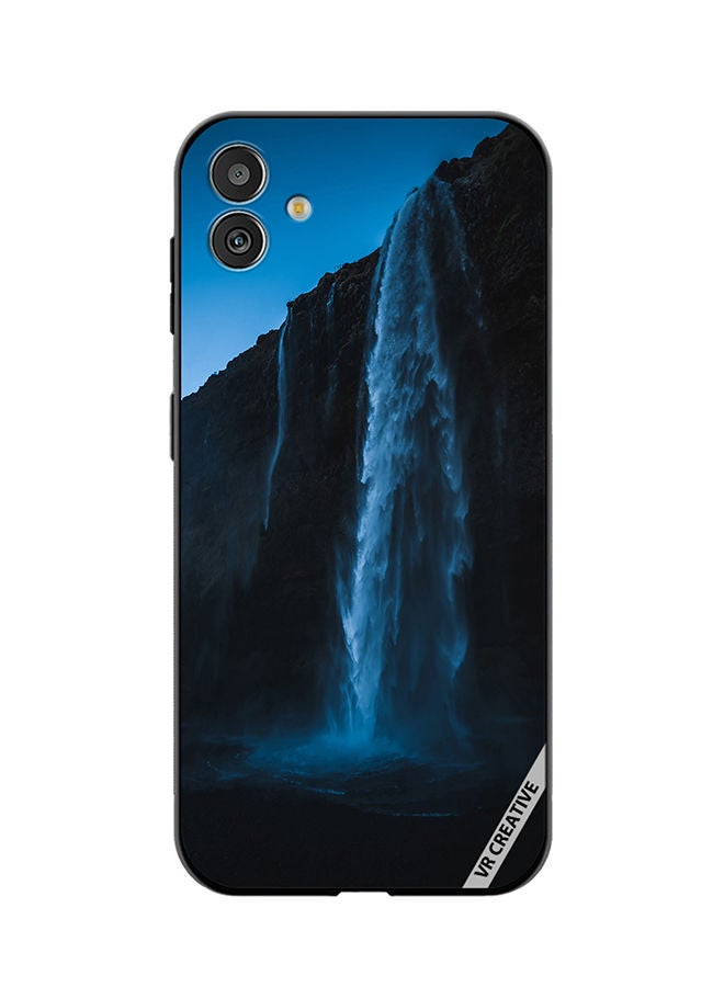 VR CREATIVE Protective Case Cover For Samsung Galaxy M13 5G Blue Waterfall Design Multicolour - Image 1
