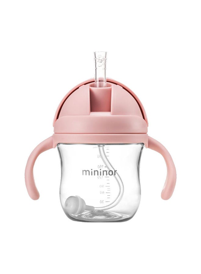 Mininor Straw Bottle Tritan 220 Ml Rose - Image 2