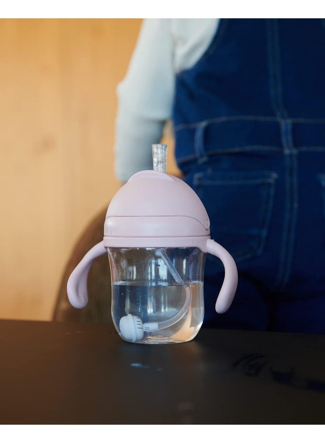 Mininor Straw Bottle Tritan 220 Ml Rose - Image 5
