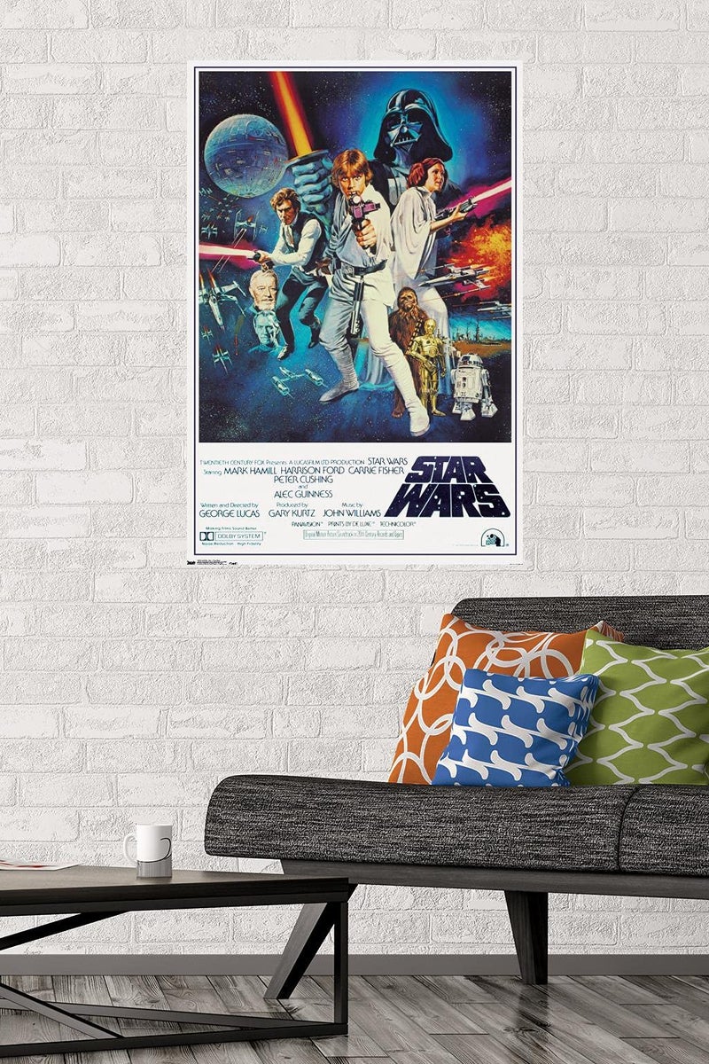 Trends International Star Wars IV One sheet Collector's Edition Wall Poster 24" x 36" for Bedroom - Image 2