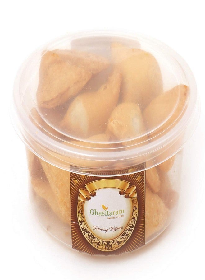 Jaiccha Ghasitaram Gifts Jaiccha Holi- Sweet/Holi Hampers/Thandai Big Pink Hamper Box of Namkeens, Sweets/Bites, Dryfruits, Thandai and Organic Gulal - Image 5