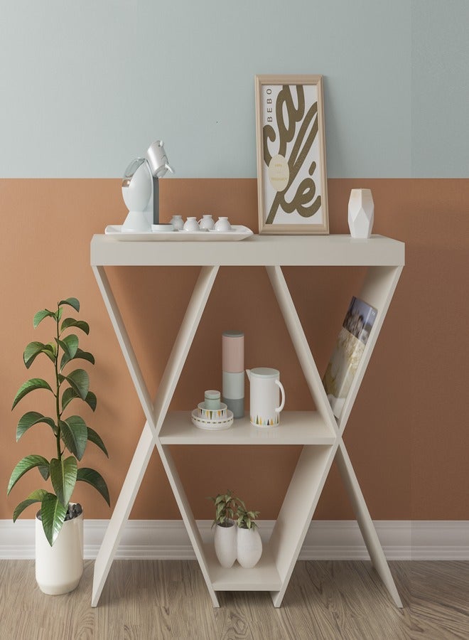 Pilati Entery ConsoleTable white Color 110x86x30cm  - Image 2