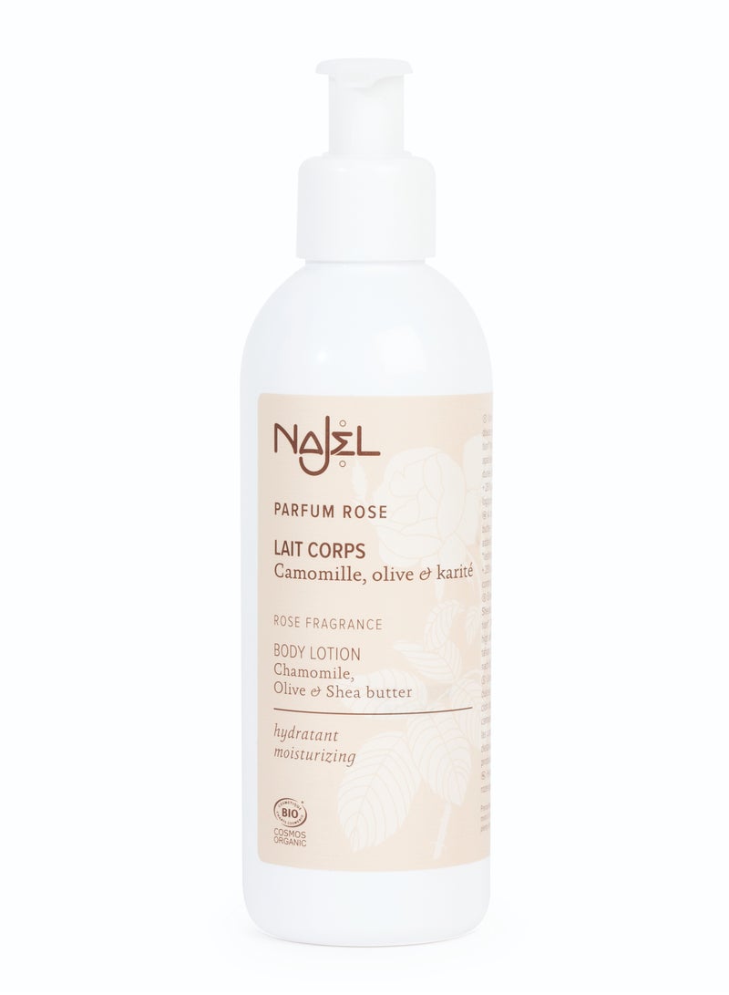 najel Organic Body Lotion Rose Natural Fragrance Eco Certified - Image 1