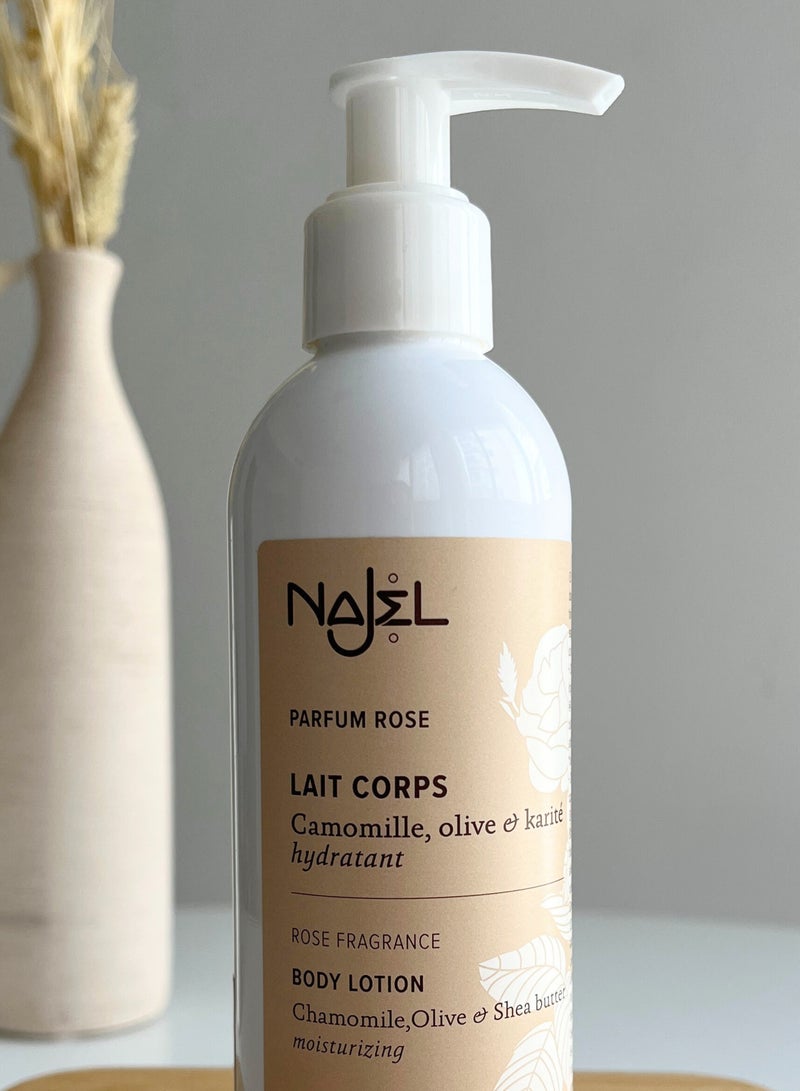 najel Organic Body Lotion Rose Natural Fragrance Eco Certified - Image 3