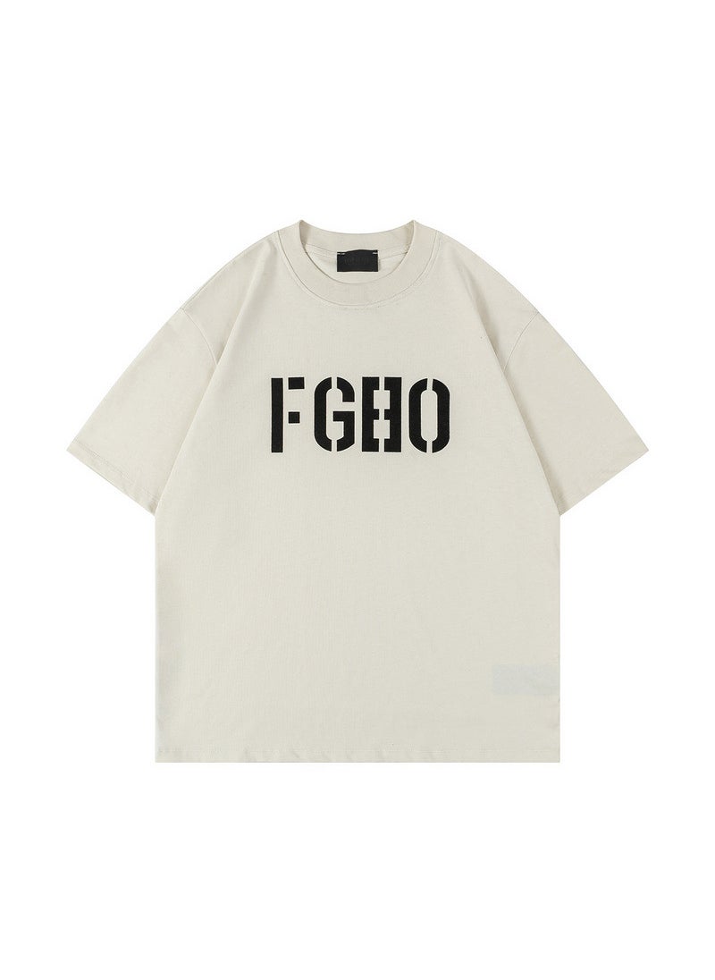 Generic - 2023 FOG Season 8 Loose Velvet Print Tee Black - Image 1
