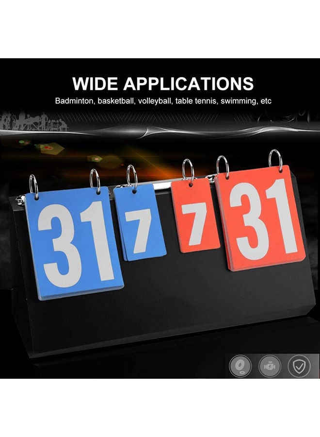 Y&D 4-Digit Score Recording Basketball Badminton Table Tennis Competition Scoreboard - Image 2