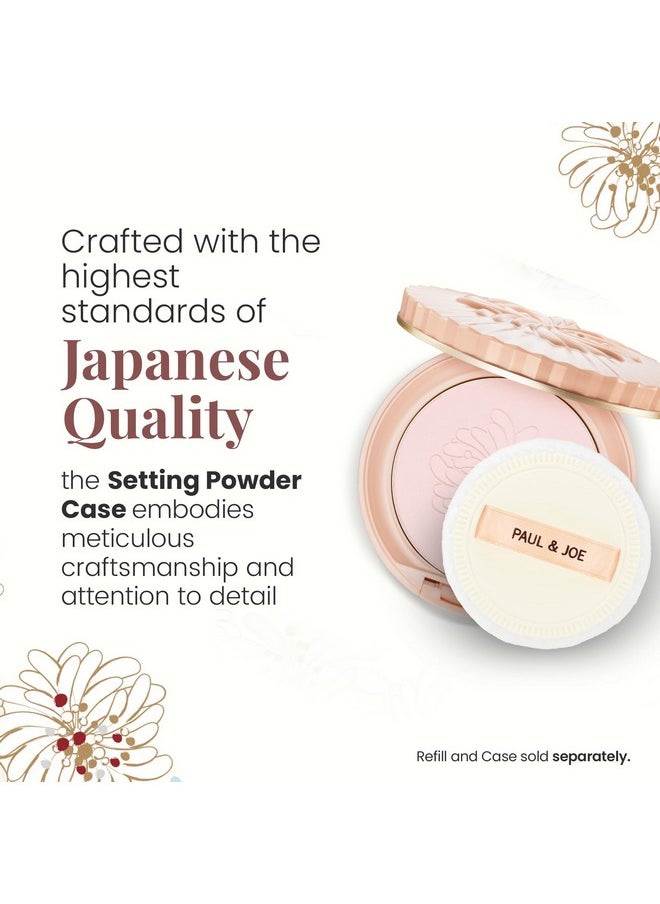 Paul & Joe Setting Powder Refill Only Case Sold Separately Allday Lightweight Compact Powder Ideal Face Makeup For Setting A Flawless Look And Controlling Oil 02 Beige Shade 0.31Oz  - Image 4