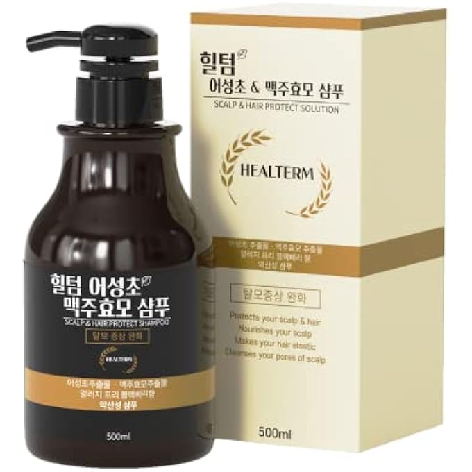 Q.REST HEALTERM HOUTTUYNIA CORDATA EXTRACT 387,000PPM & GERMAN BEER YEAST EXTRACT 70,000PPM 16.9 FL OZ(500ML) ANTI-HAIR LOSS BEER SHAMPOO - Image 2