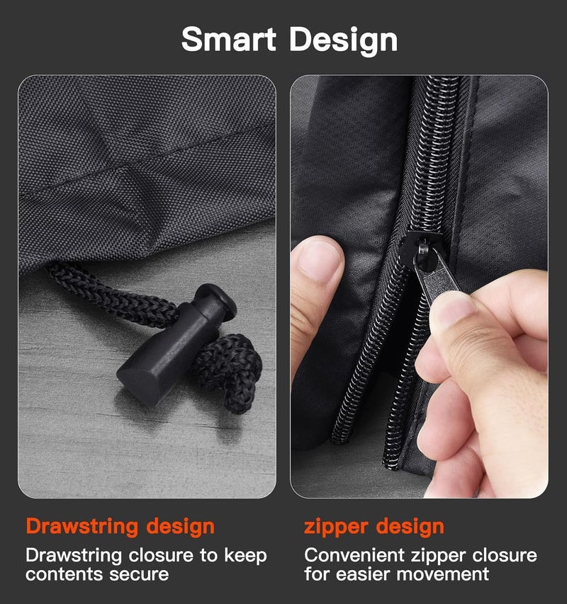 NUPICK Grill Cover for Traeger 780 / 34 Series, Zipper Design, Heavy Duty and Waterproof Pellet Cover for Traeger Texas Pro 34 Grills - Image 3