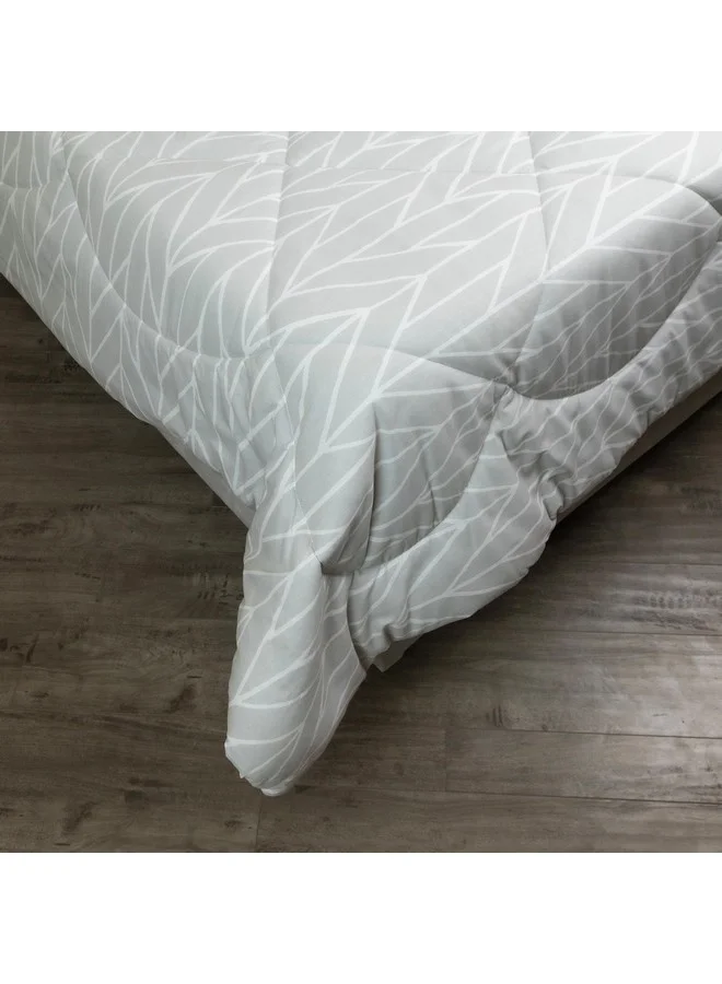 هوم بوكس طقم لحاف قطن مطبوع سنتروم مالطا قطعتين 160 × 220 سم