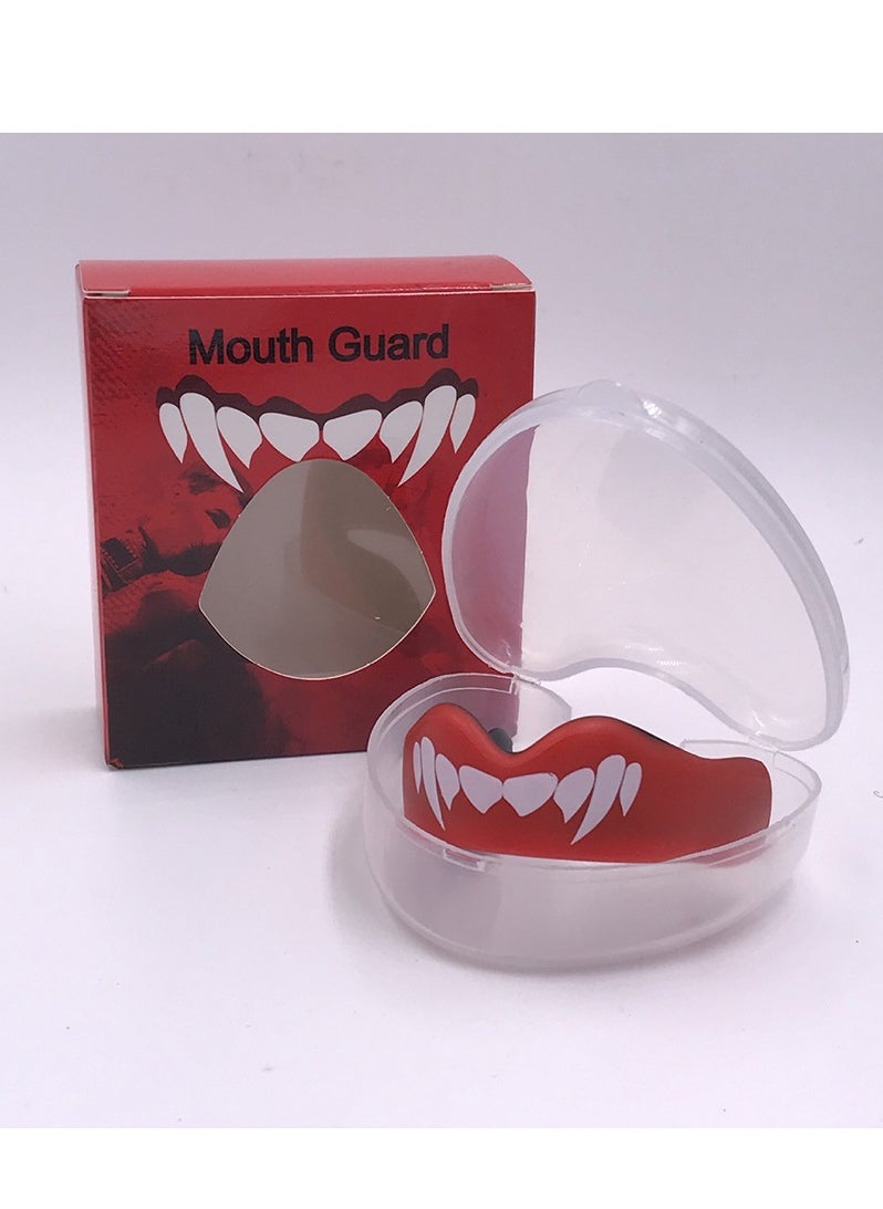 Gonice - Mouthguard Slim Fit, Adults and Junior Gum Shield with Case for Boxing, MMA, Rugby, Martial Arts, Judo, Karate, Hockey and All Contact Sports(Adult (12+ Years), Red) - Image 1