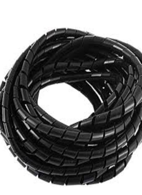 KNP  Spiral Cable Wrap 15 MM is a protective solution designed to organize and safeguard cables and wires. It is made from durable materials that provide excellent protection against abrasion impacts and environmental factors.