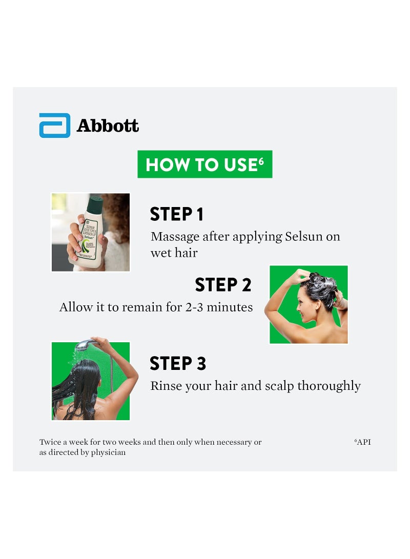 Selsun Anti Dandruff Shampoo Clears away dandruff flakes Relieves from excessive oil Relieves from dandruff related itching 120ml - Image 4