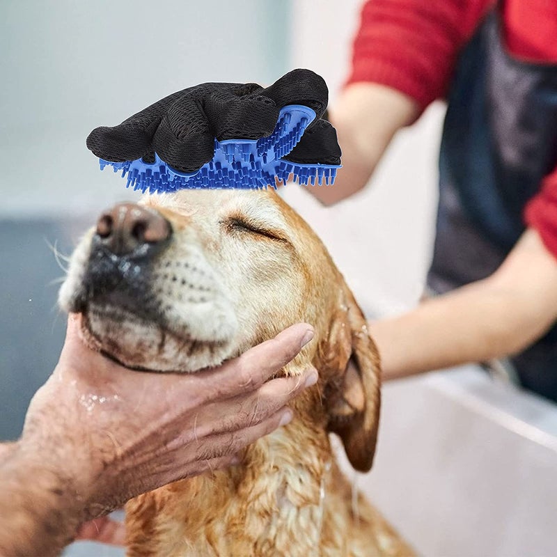 Ostin 4-in-1 Dog Bath Brush, Pet Shower Head, Dog Bath Brush with 2.1 Metres PVC Hose and 3 Hose Adapters, Dog Brushes for Scrubbing, Massaging and Care - Image 5