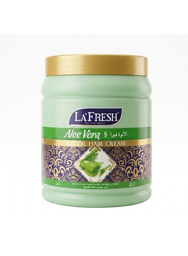 LAFRESH Aloe Vera Hot Oil Cream 1000 ml - Image 1
