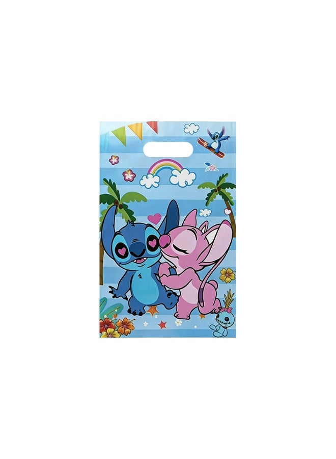 20Pcs Stitch Party Favor Bags for Kids (4 Designs, 5 Each), Cute Stitch Gift Bags with Handles, Stitch Goodie Bags for Birthday Party Candy Treat Bags, Birthday Party Decoration Supplies - Image 3