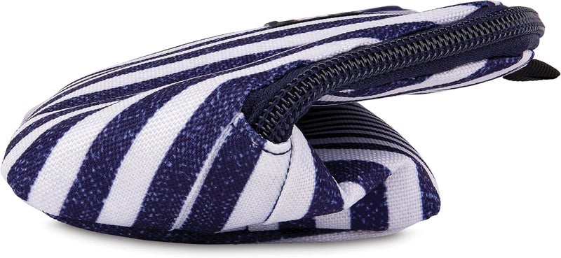 Pac-Kit ® Freezable Snack Bag, Seaside Stripe, Built with ECOFREEZE® Technology, Collapsible, Reusable, Zip Closure, Designed For Keeping Snacks Fresh On the Go - Image 3
