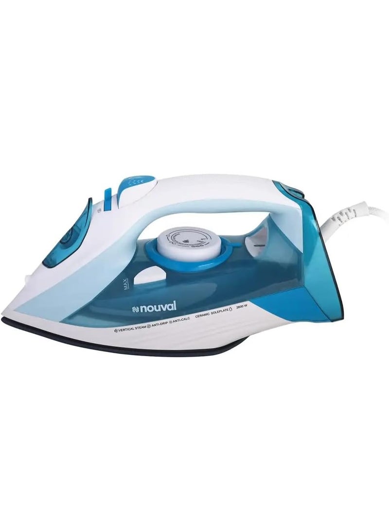 Nouval steamy plus Steam Iron, 2600 Watts - Image 1