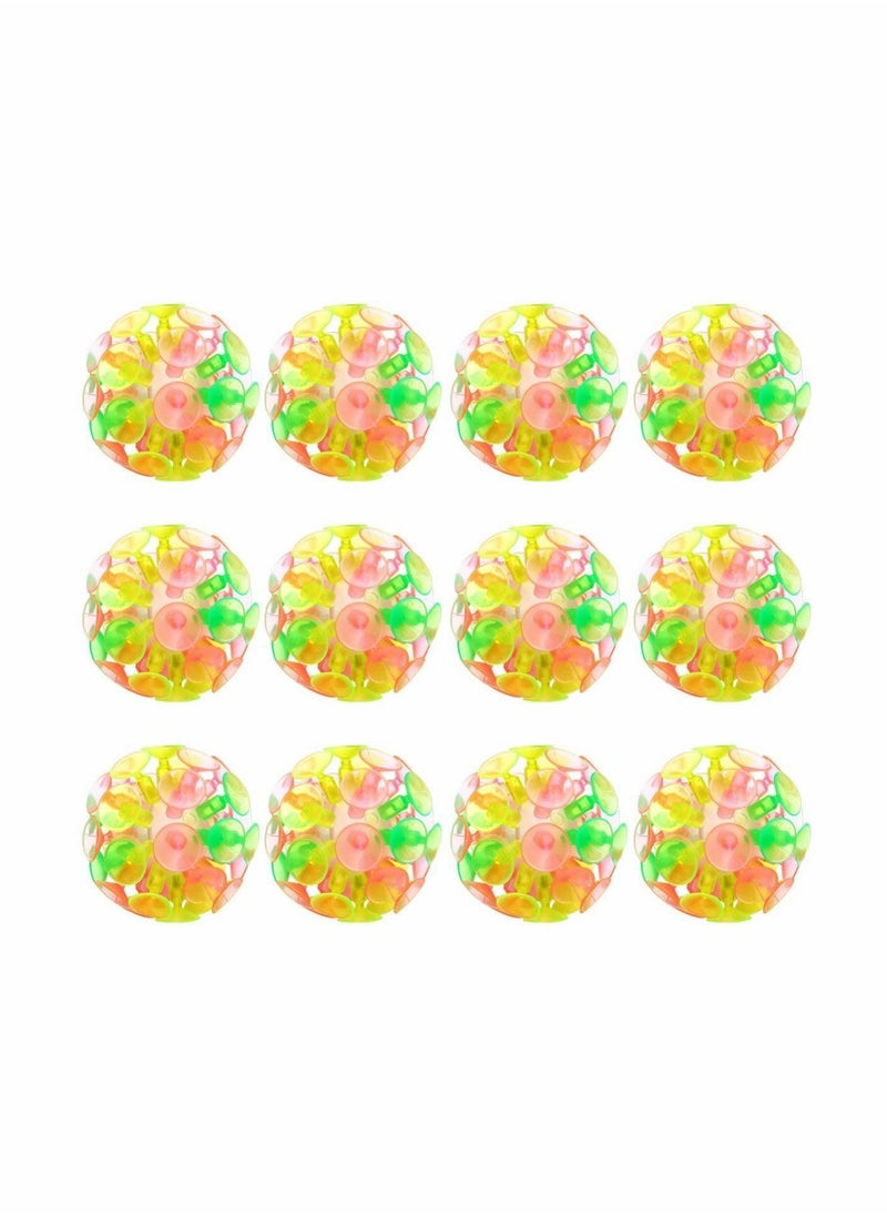 Y&D Suction Cup Ball Toys Parent-Child Interaction Sucker Kids Plaything Party Toy for Children, Pack of 12  - Image 1
