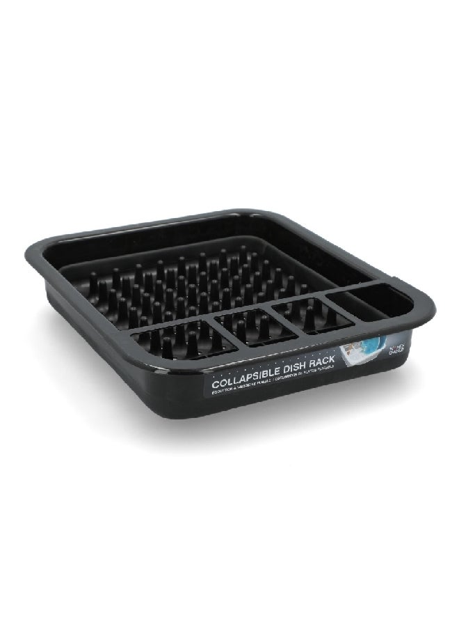 Madesmart Durable Rectangular Collapsible Dish Rack Black 10.8 x 13.19 x 14.96 cm 95-18710C-06 - Image 2