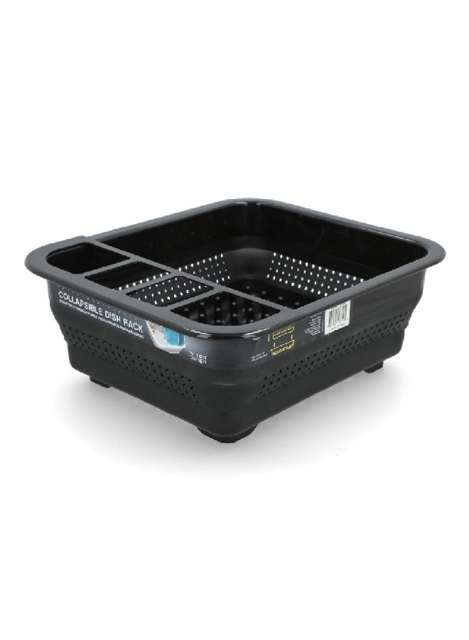 Madesmart Durable Rectangular Collapsible Dish Rack Black 10.8 x 13.19 x 14.96 cm 95-18710C-06 - Image 4