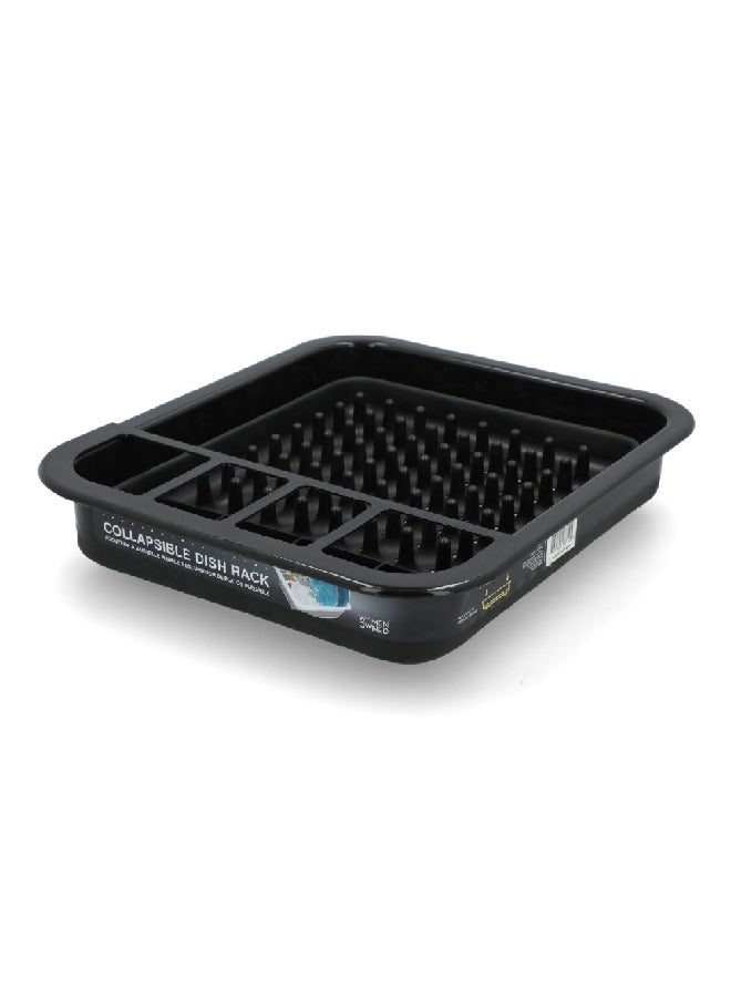 Madesmart Durable Rectangular Collapsible Dish Rack Black 10.8 x 13.19 x 14.96 cm 95-18710C-06 - Image 3