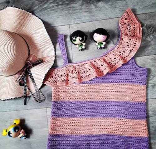 YarnArt Yarn Art 4 Skein Pack Yarnart Begonia Yarn Total 705 Oz 100 Mercerized Cotton Each 176 Oz 50g  185 Yrds 169 m FineSport 2 Lilac  4931 4 Pack - Image 2