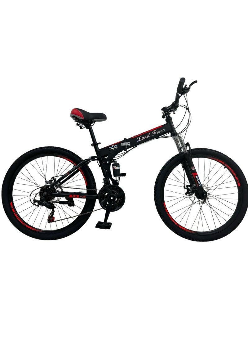 VLRA - Land Rover X9 Foldable Mountain Bike 26 Inch - Black - Image 1
