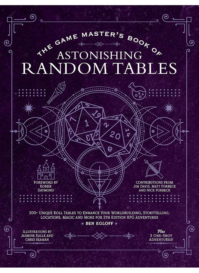 null - The Game Master's Book of Astonishing Random Tables: 300+ Unique Roll Tables to Enhance Your Worldbuilding, Storytelling, Locations, Magic and More ... RPG Adventures (The Game Master Series) - Image 1