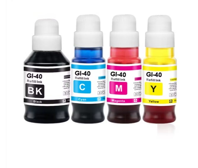 Refill GI-40 GI40 GI 40 Compatible Premium Bottle Refill Bulk Dye Refill Ink for Canon GM2040 GM4040 G4040 G5040 G6040 Printers. - Image 2