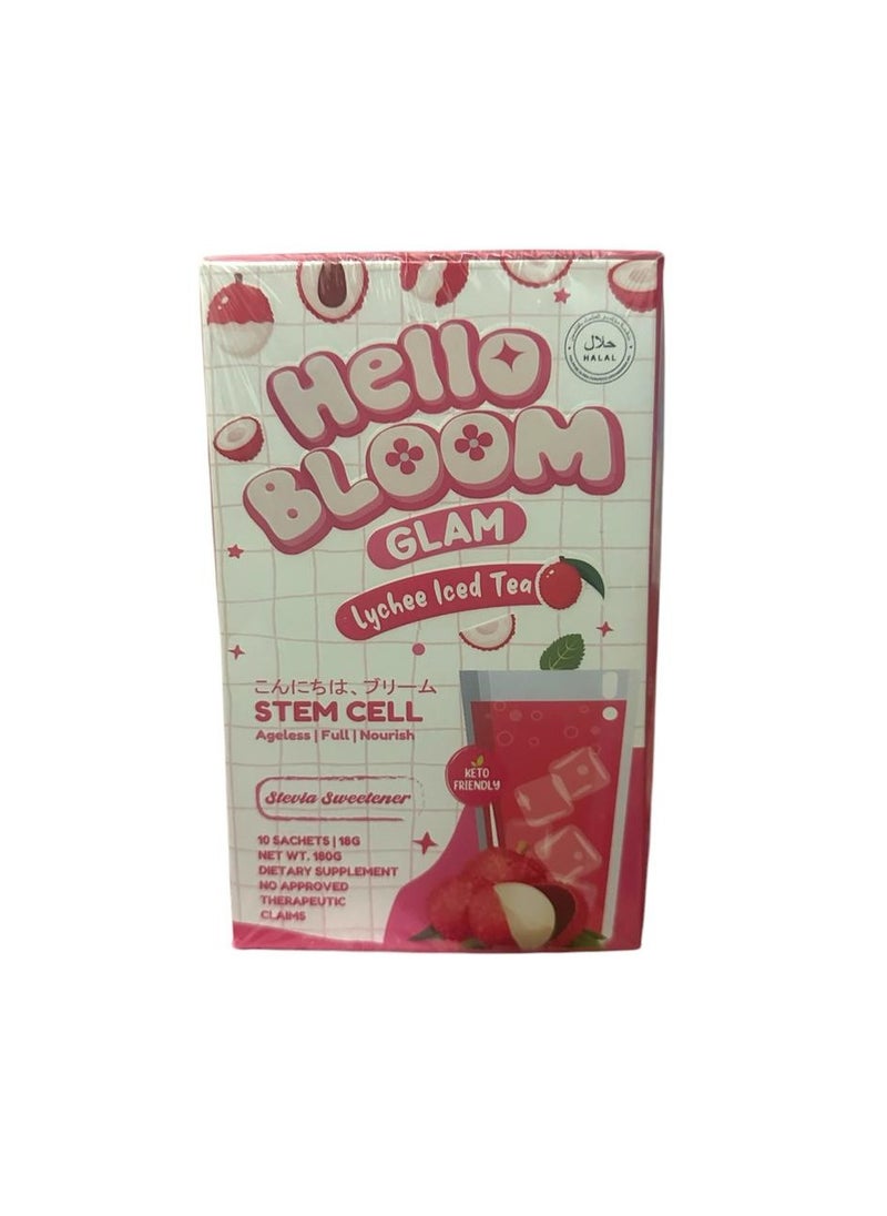 Luxe Slim hello bloom lychee iced tea 