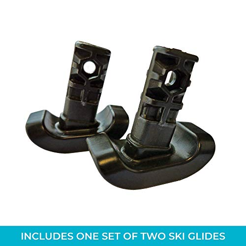 Stander Replacement Walker Ski Glides, Compatible with Stander's Wonder-Walker and Wonder-Walker-Plus, Black, Set of 2 - Image 4