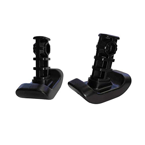 Stander Replacement Walker Ski Glides, Compatible with Stander's Wonder-Walker and Wonder-Walker-Plus, Black, Set of 2 - Image 1