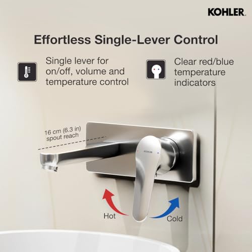 Kohler July Wall-Mount Lav Faucet Trim - Image 3