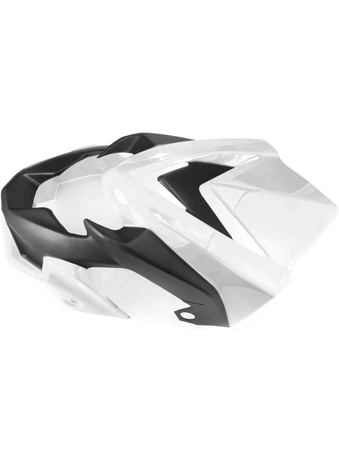 klarako Motorcycle ABS Headlight Fairing Windshield Headlamp Visor Cowl Cover Support Front Windscreen Wind Shield Guard for Grom 125 MSX125 MSX 125 20132015 (C White) - Image 3