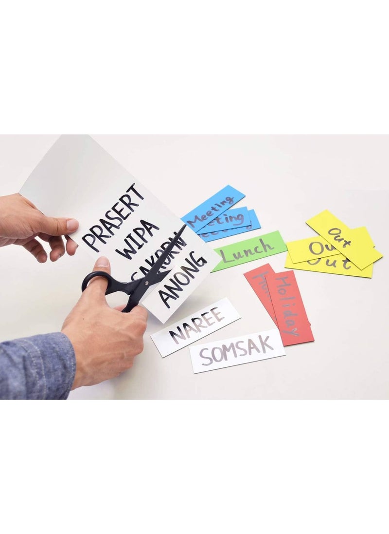 BPA - Magnetic Sheets white A4 5 pcs  Vinyl magnet sheets Flexible Magnetic Paper for DIY School Projects - Image 1