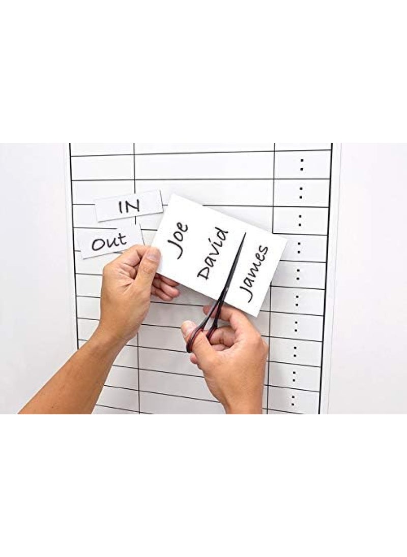 BPA - Magnetic Sheets white A4 5 pcs  Vinyl magnet sheets Flexible Magnetic Paper for DIY School Projects - Image 1