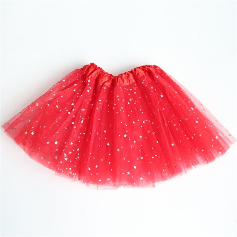 Rysly Store Girls Sparkle Tutus Princess Ballet Dance Layered Tulle Tutu Skirts,2-8T - Image 2