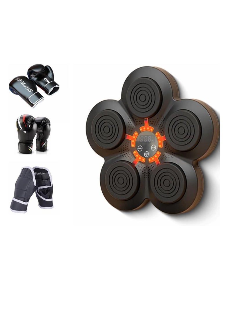 general COOLBABY Music Electronic Boxing Wall Smart Boxing machine Electronic Boxing Trainer Wall With Bluetooth And Boxing Gloves Installed In The Home Gym Boxing Training Equipment - Image 1