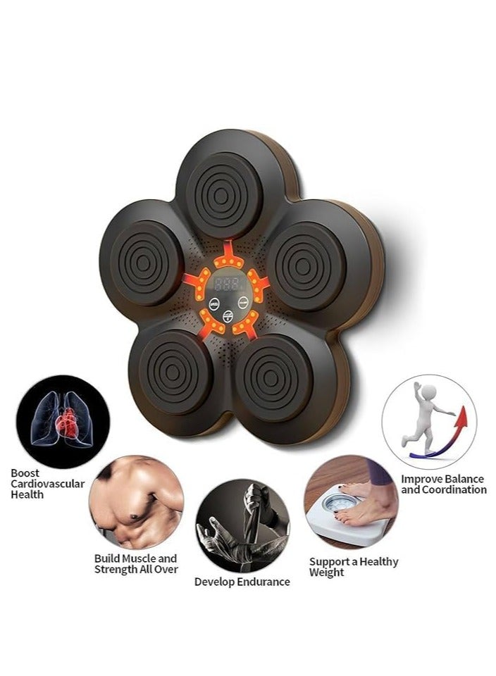 general COOLBABY Music Electronic Boxing Wall Smart Boxing machine Electronic Boxing Trainer Wall With Bluetooth And Boxing Gloves Installed In The Home Gym Boxing Training Equipment - Image 2