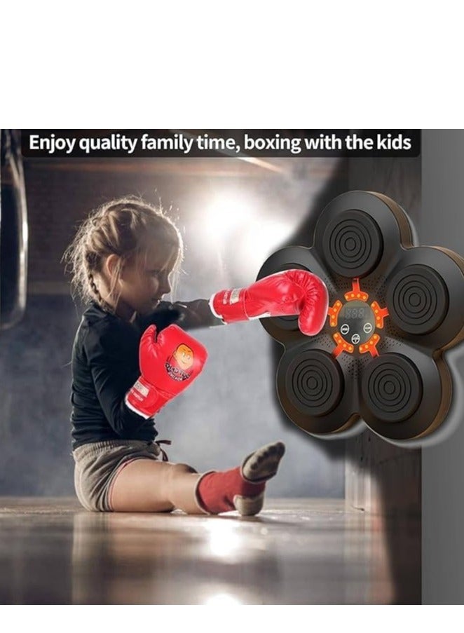 general COOLBABY Music Electronic Boxing Wall Smart Boxing machine Electronic Boxing Trainer Wall With Bluetooth And Boxing Gloves Installed In The Home Gym Boxing Training Equipment - Image 5