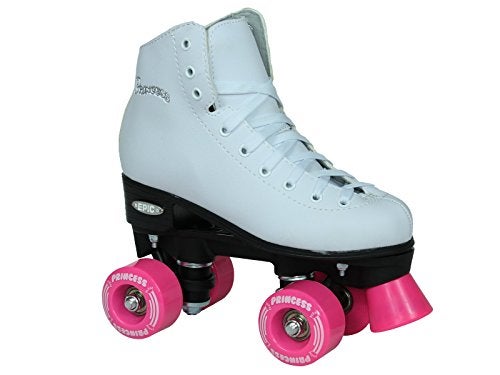 Epic Skates Pink Princess Girls Quad Roller Skates, White, Youth 2,PnkPncs02 - Image 2