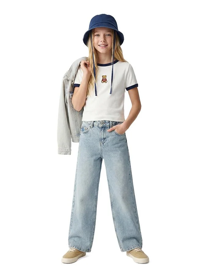 كوتون Wide Leg jeans
